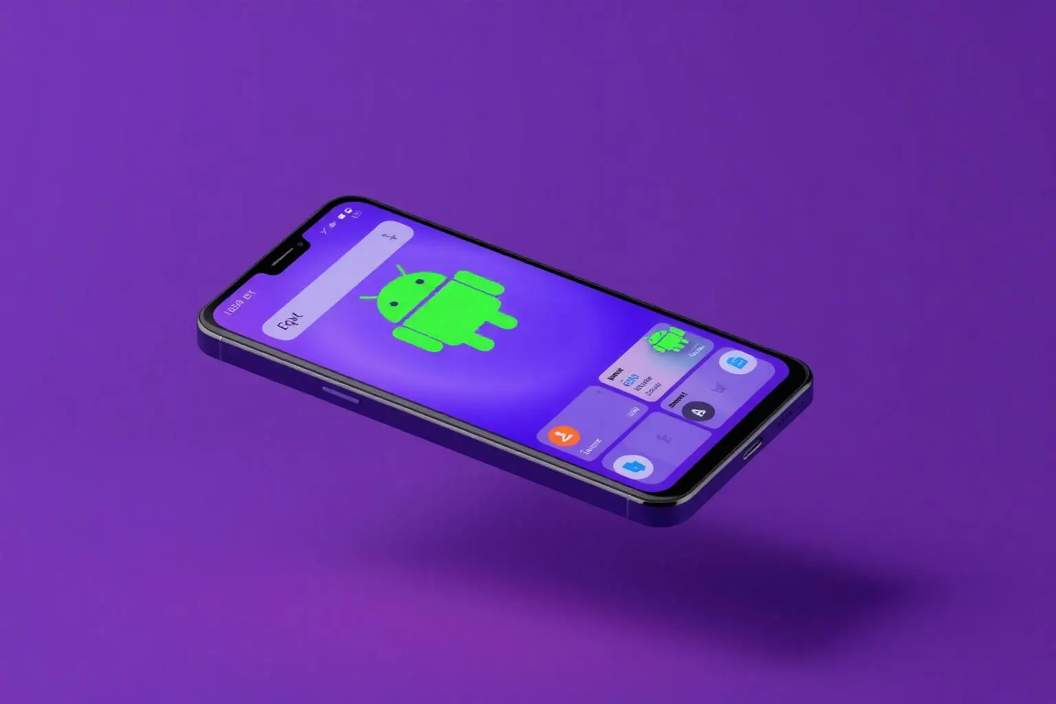 Android app development illustration