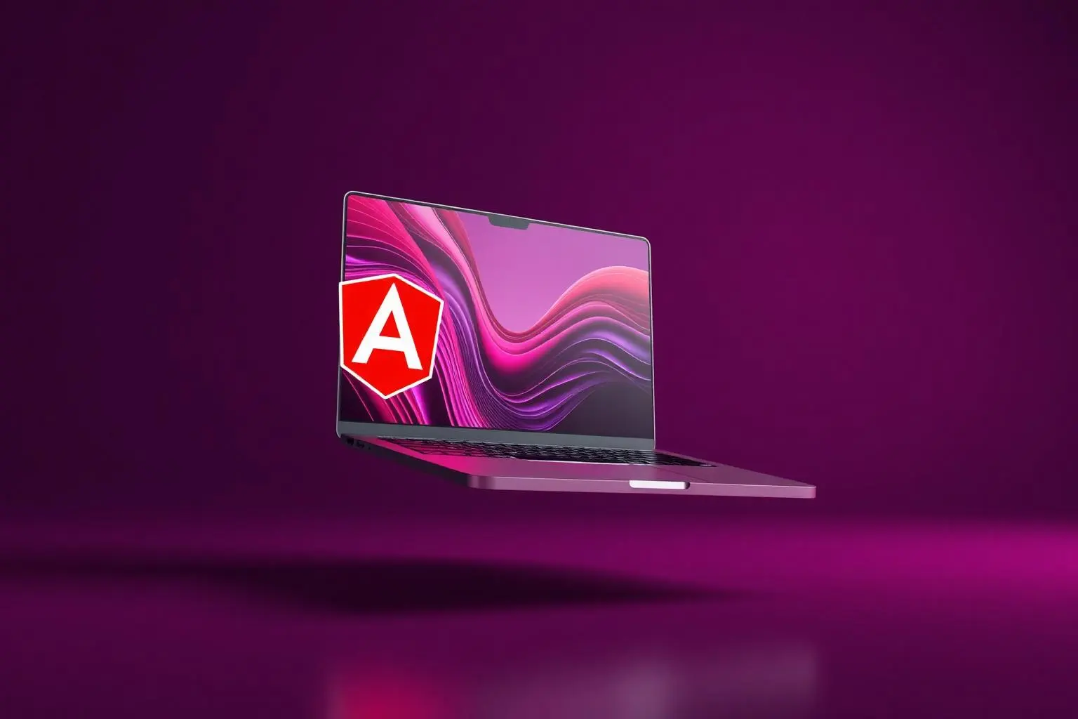Angular enterprise web application illustration