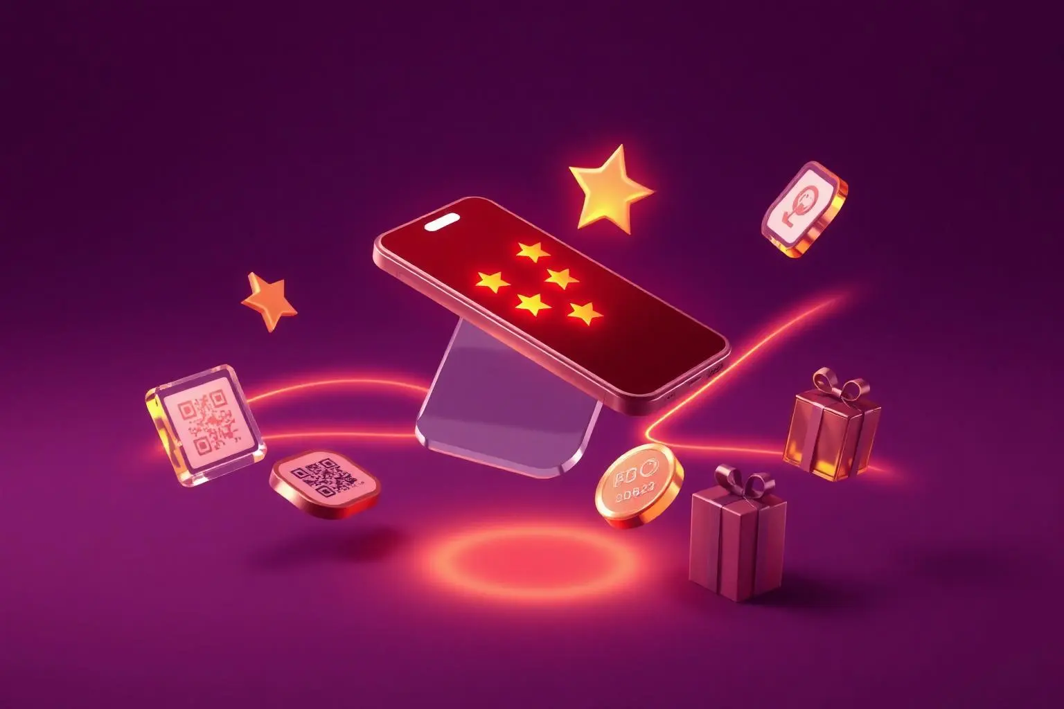 Bosch loyalty mobile app illustration