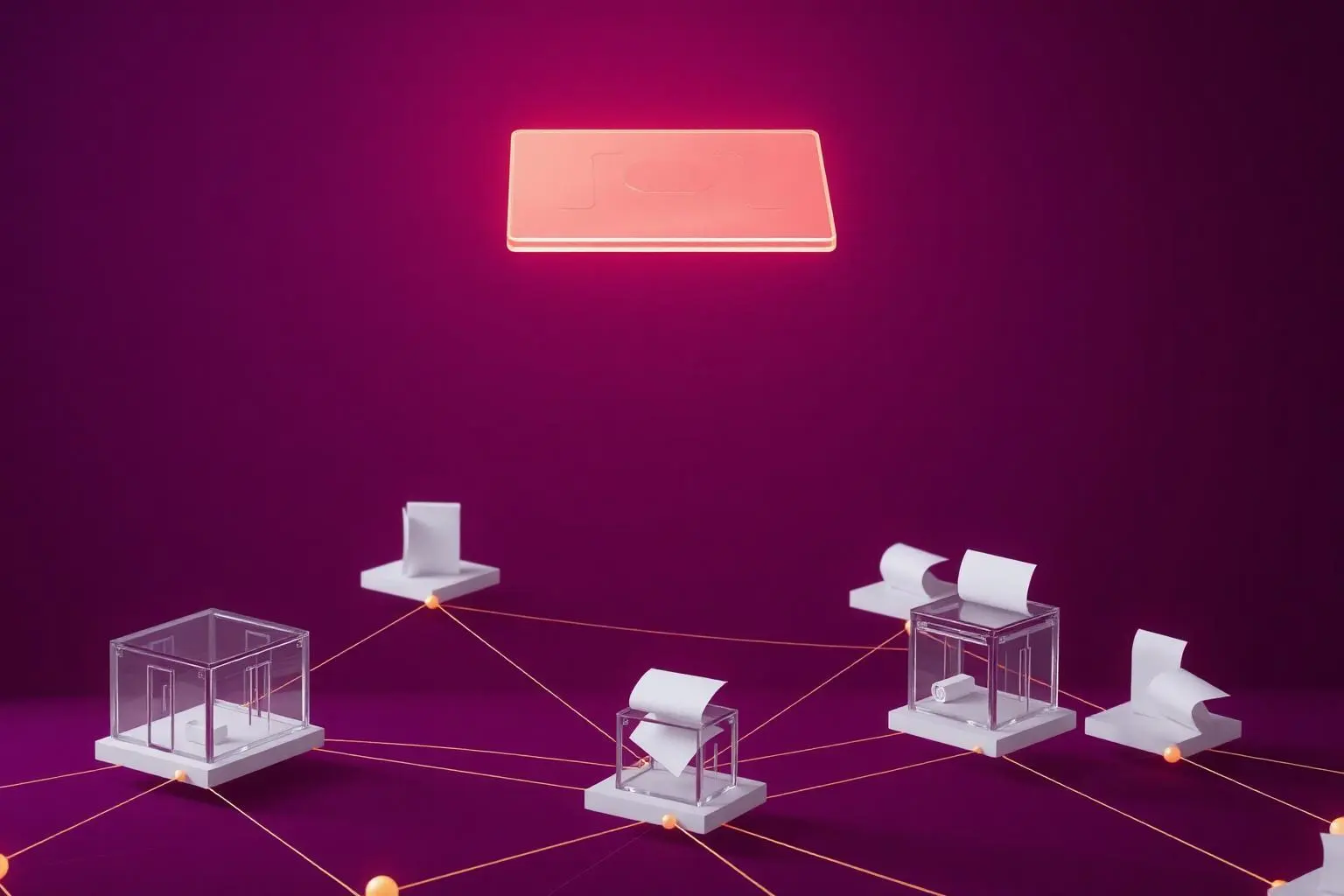 Dealer Management System distributor network illustration