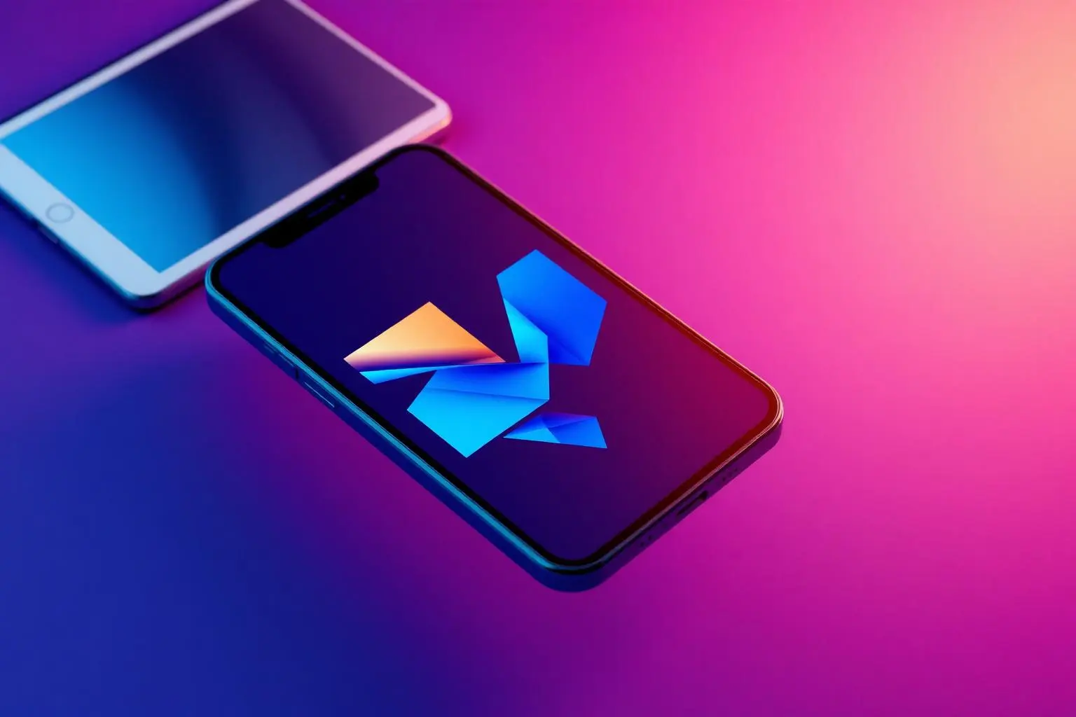 Flutter cross-platform app development illustration