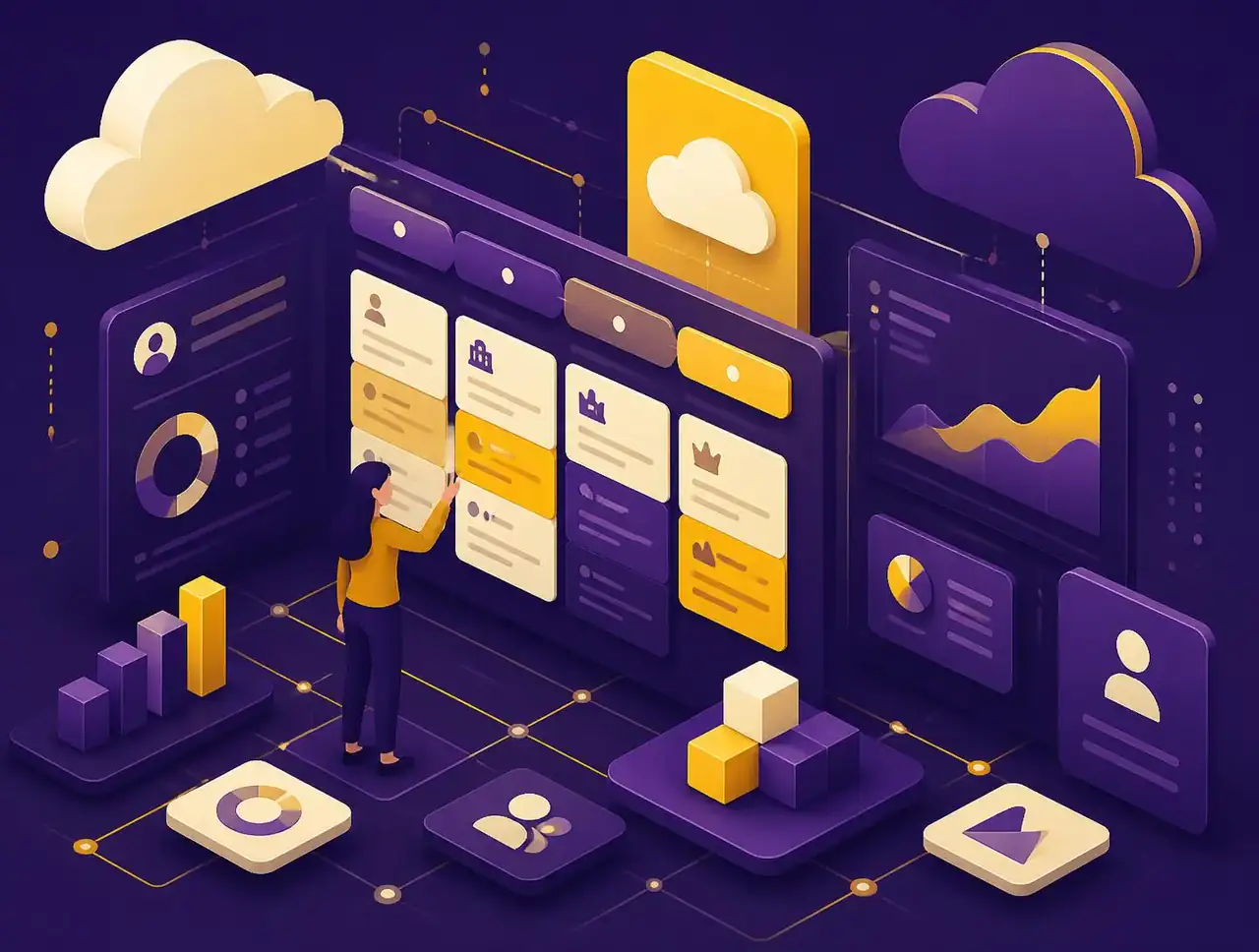 Salesforce cloud consulting and CRM implementation visual