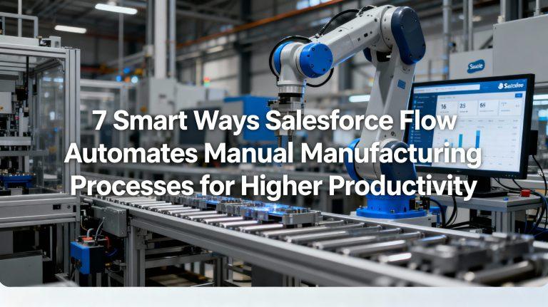 7 Smart Ways Salesforce Flow Automates Manual Manufacturing Processes for Higher Productivity
