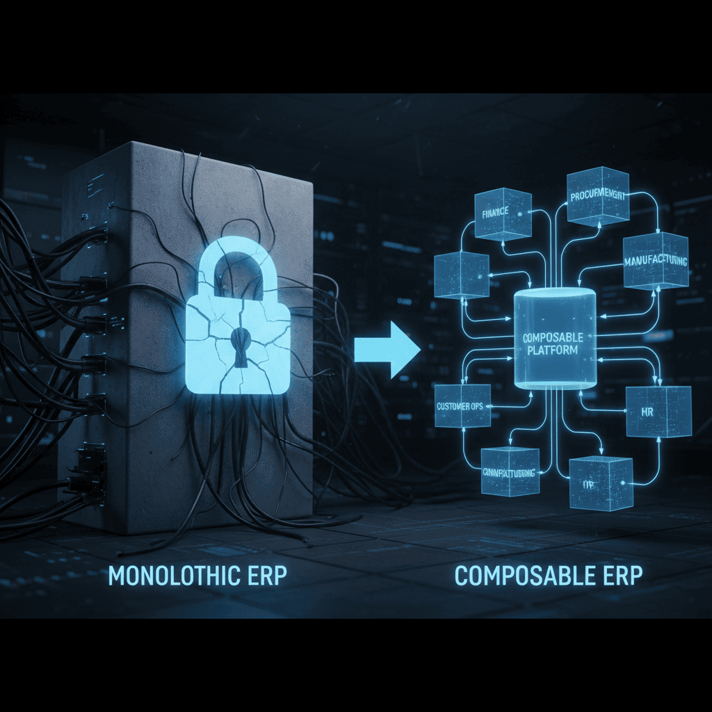 Composable ERP Replaces Monolithic Systems