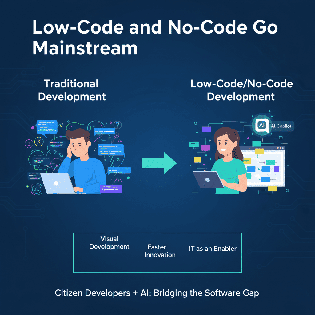 Low-Code and No-Code Go Mainstream
